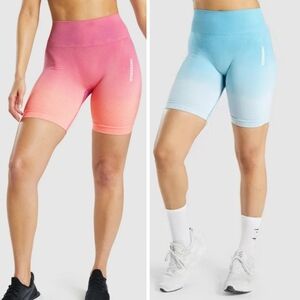 Gymshark Lot Of Two Adapt Ombre Seamless Women's Shorts Size S